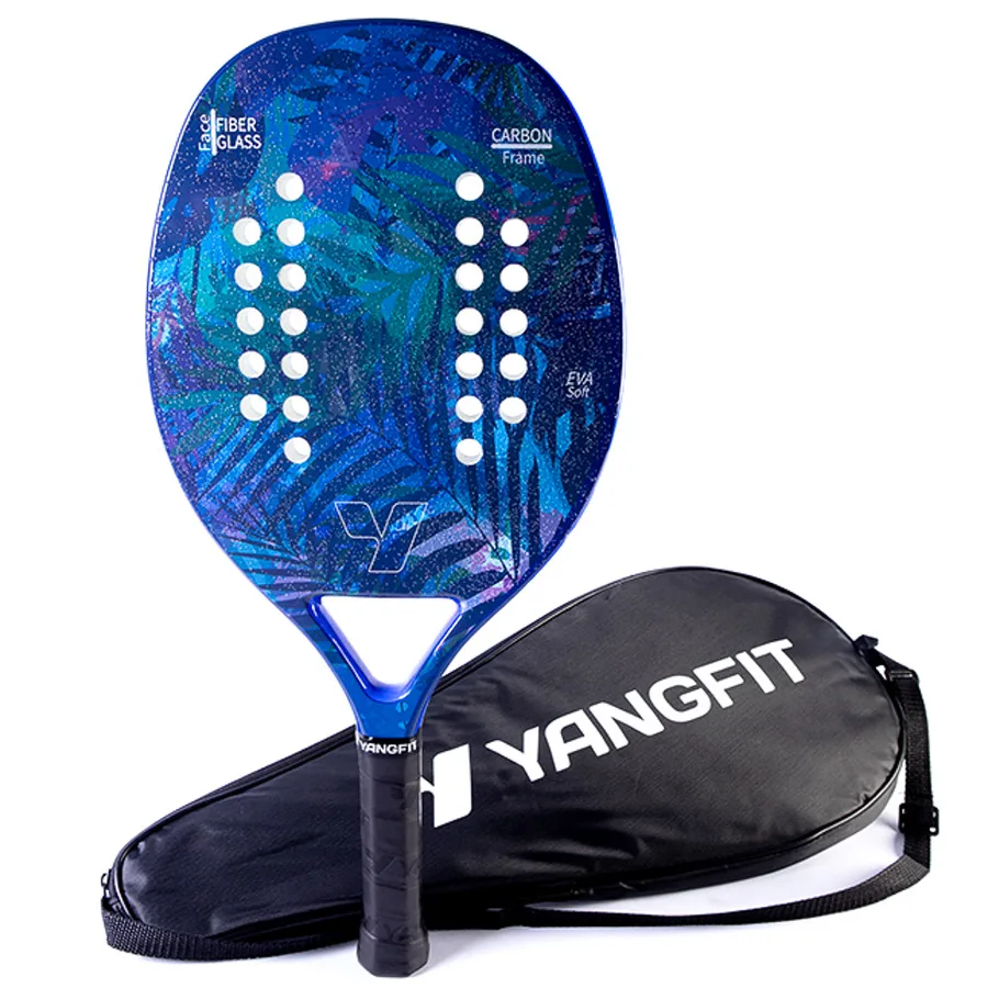 Raquete Yangfit Carbono e Fibra de Vidro