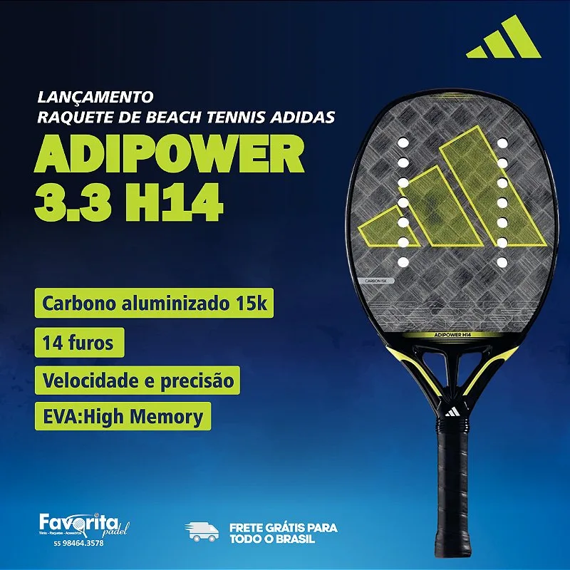 Raquete Adidas Adipower 3.3 H14