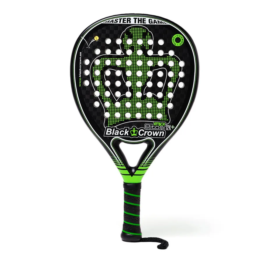 Raquete Black Crown Piton Attack 12K+