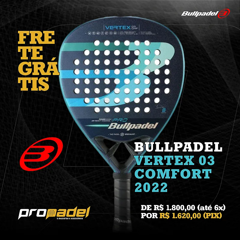 Raquete Bullpadel Vertex 03 Comfort Martin DI Nenno 2022