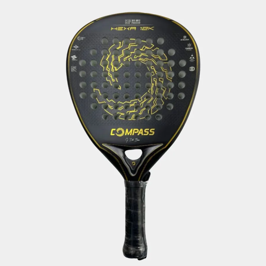 Raquete Compass Hexa 12k Gervasio Del Bono 2024
