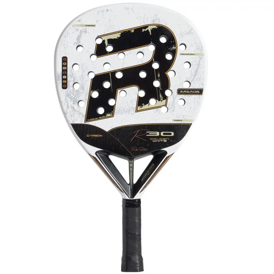 Raquete Royal Padel 30 Golden Blanca