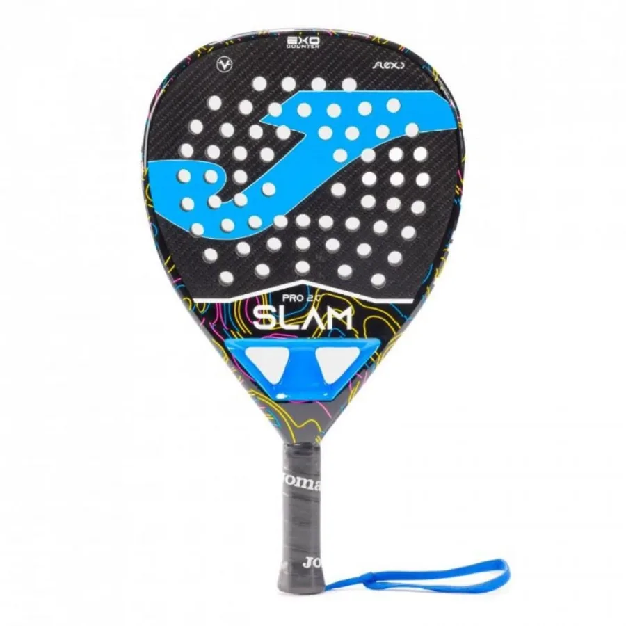 Raquete Joma Slam Pro 2.0 noir et turquoise