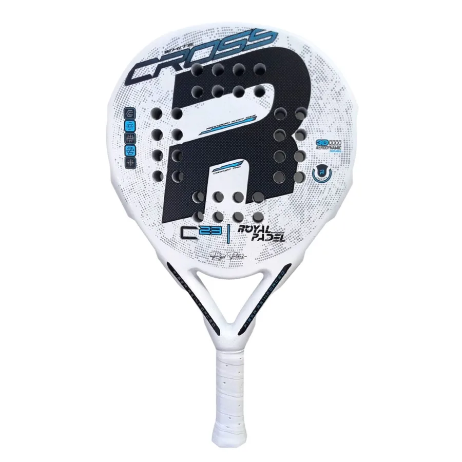 Raquete Royal Padel Cross White C23