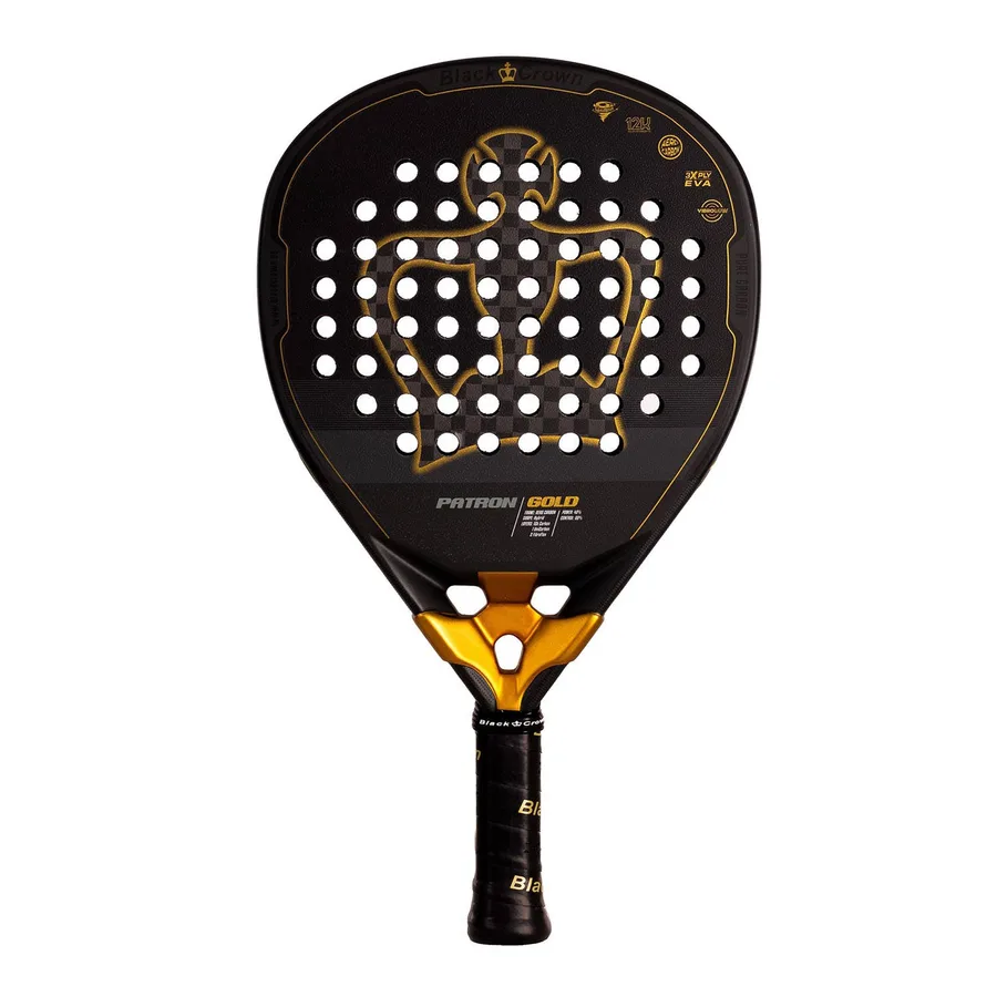 Raquete Black Crown Patron Gold