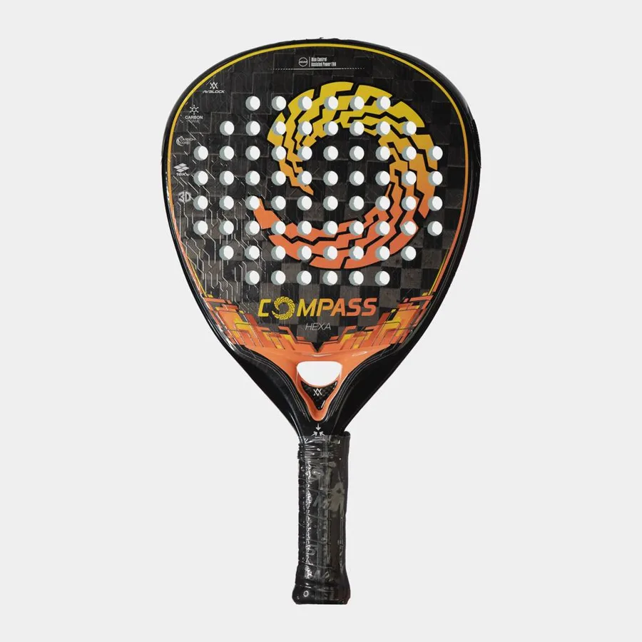 Raquete Compass Hexa 16K Carbon