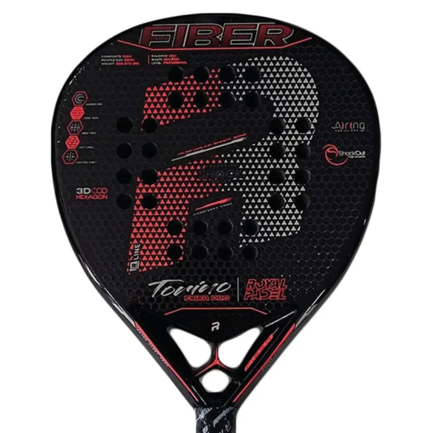 Raquete Royal Padel Gran Torino fiber pro limited edition