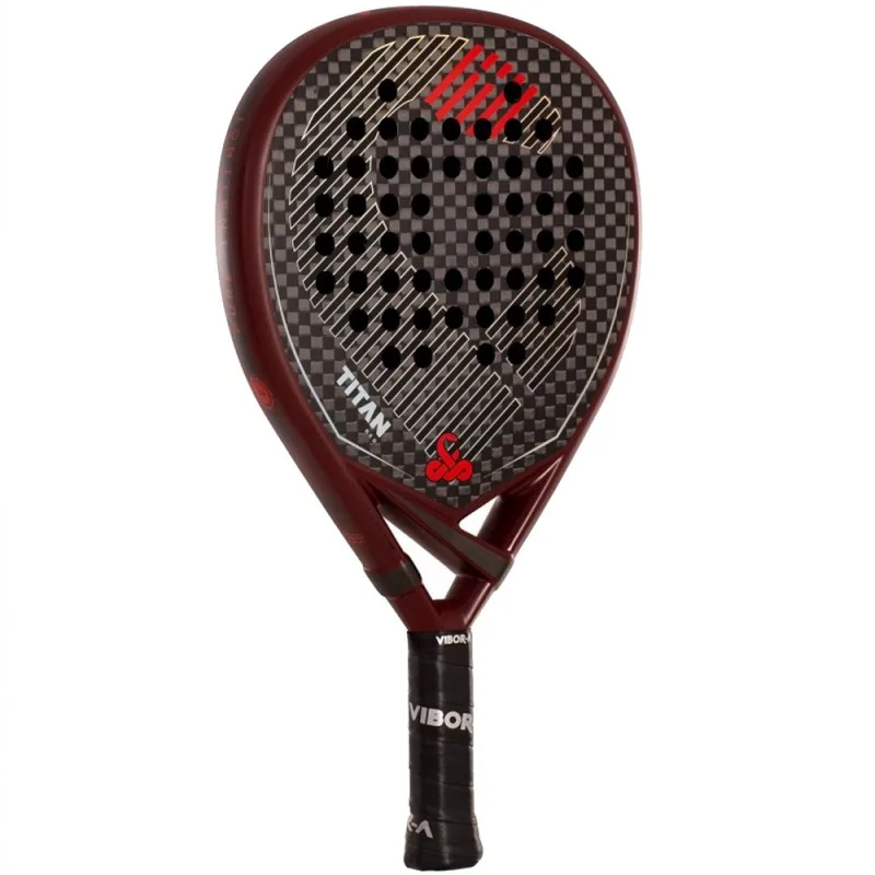 Raquete Vibor-A Titan 12K red
