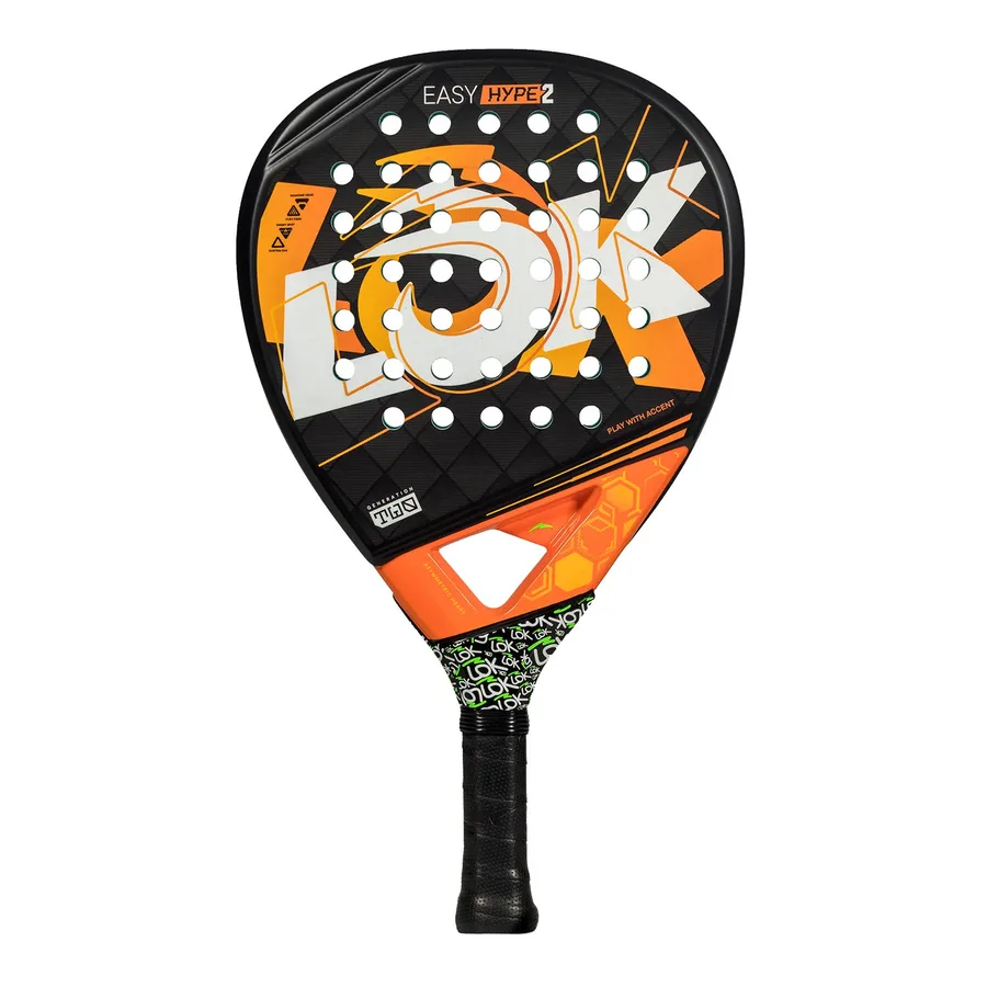 Raquete Lok Easy Hype Gen 2 Laranja